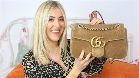 gucci marmont flap bag review